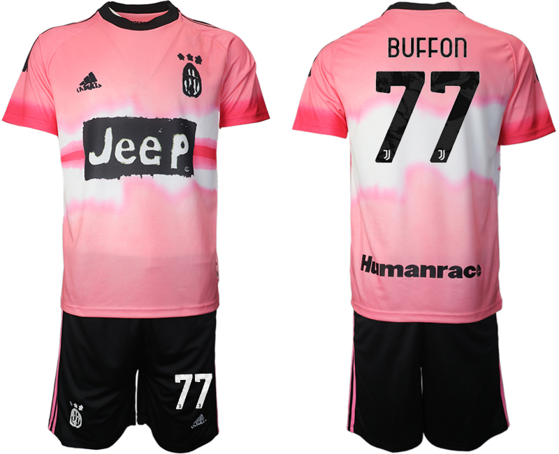 Men 2021 Juventus adidas Human Race #77 soccer jerseys